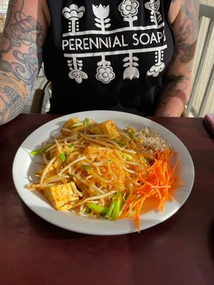 Pad Thai with Tofu - Vegan  at Peppers Thai Cuisine in Palm Springs
