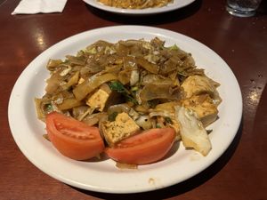 Drunken Noodles  at Peppers Thai Cuisine in Palm Springs