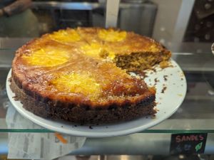 Orange cake at Mela Canela - Sintra Centre in Sintra