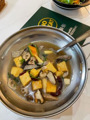 Hakka Style Yam & Bean Curd Pot (s) RM17.90 (B) RM34.90
 at No Meat in Petaling Jaya