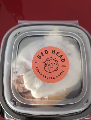 Cinnamon Bun at Bed Head Vegan Brunch House in Bethlehem