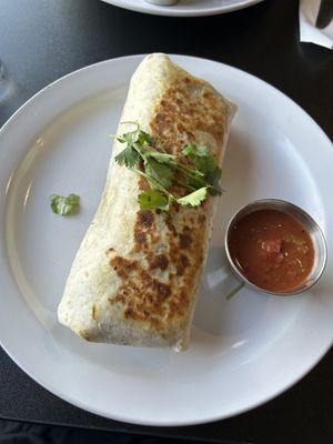 Breakfast burrito  at Bed Head Vegan Brunch House in Bethlehem