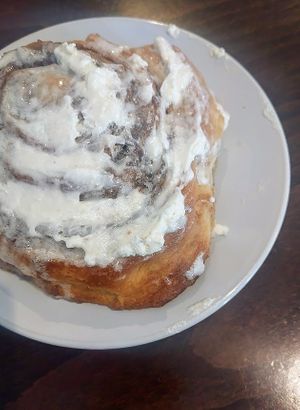 Cinnamon bun for 2 at Bed Head Vegan Brunch House in Bethlehem