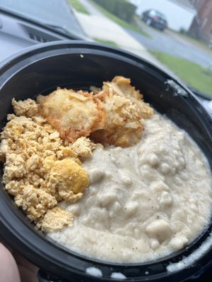 Biscuit and gravy   at Bed Head Vegan Brunch House in Bethlehem