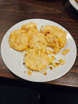 Garlic tots at Bed Head Vegan Brunch House in Bethlehem