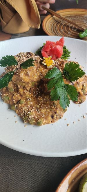 Mixed beans stewed with tofu at The Rice Signature Restaurant - Sapa Clay House in Lao Cai
