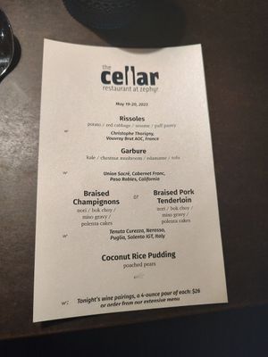  at Zephyr Winebar + Café in Marquette