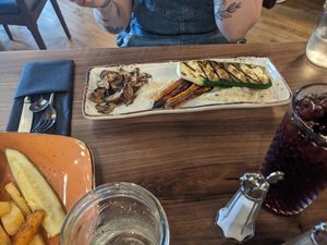 Cornucopia plate. at RUSTED ROOST in Menasha