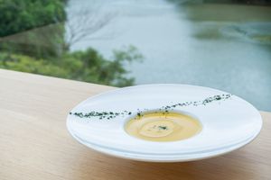Vegan French Course Soup at Casual Trattoria Sui - カジュアルレストラン Sui in Fukuoka