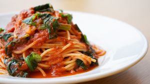 Spaghettini al pomodoro at Casual Trattoria Sui - カジュアルレストラン Sui in Fukuoka