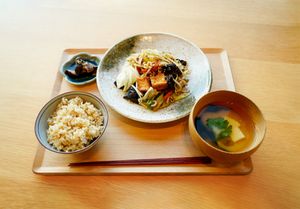 Yasai Itame Teishoku at Casual Trattoria Sui - カジュアルレストラン Sui in Fukuoka