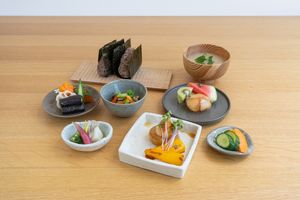 Vegan Japanese Course at Brown Rice Ball Hitoyasumi in Fukuoka
