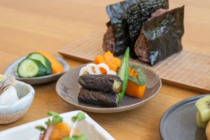 Vegan Japanese Course at Brown Rice Ball Hitoyasumi in Fukuoka