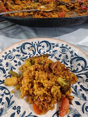 Paella at La Pepica in Valencia