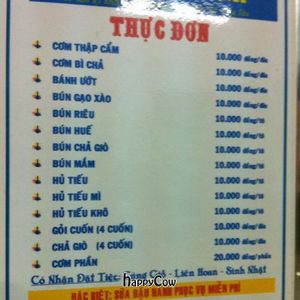 if you dont understand just order the daily meal at Lien Thanh in Vung Tau