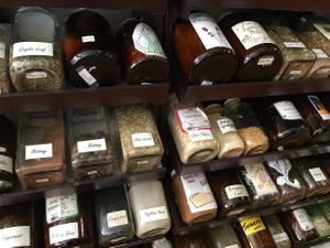 Bulk area at Kent Natural Foods Co-op in Kent