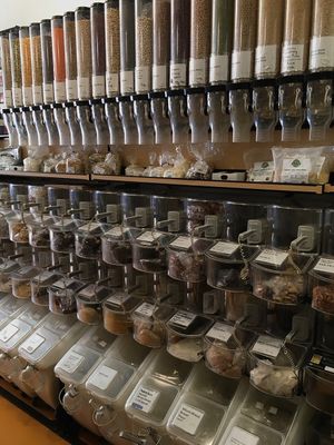 Bulk area at Kent Natural Foods Co-op in Kent