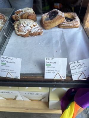 Vegan pastries  at C+H Café - H2G in Dublin