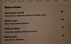 Smoothies at La Gula By The Hungry Tapir in Kuala Lumpur