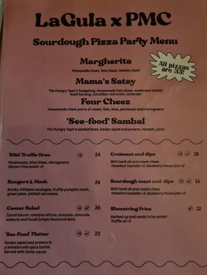 Vegan pizza at La Gula By The Hungry Tapir in Kuala Lumpur