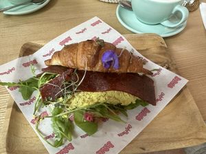 Scrambled pastrami croissant   at La Gula By The Hungry Tapir in Kuala Lumpur