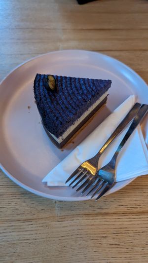 Chocolate blueberry cake at La Gula By The Hungry Tapir in Kuala Lumpur