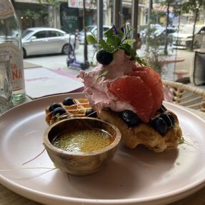 Waffles. Delicious  at La Gula By The Hungry Tapir in Kuala Lumpur