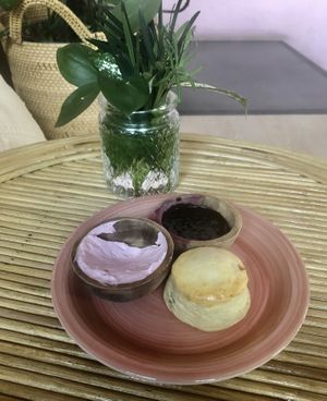 Scone with jam and cream  at La Gula By The Hungry Tapir in Kuala Lumpur