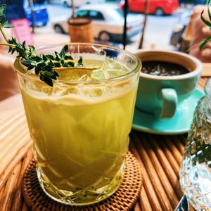 Kiwi lime soda (unbelievable drink)  at La Gula By The Hungry Tapir in Kuala Lumpur