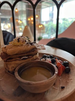 Lotus pancakes 🥞   at La Gula By The Hungry Tapir in Kuala Lumpur