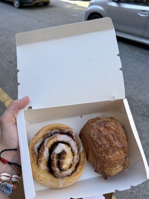 Cinnamon roll & chocolate croissant  at La Gula By The Hungry Tapir in Kuala Lumpur