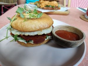 Sunny day bagel at La Gula By The Hungry Tapir in Kuala Lumpur