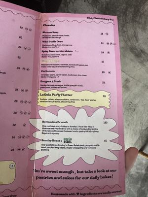 Classics menu  at La Gula By The Hungry Tapir in Kuala Lumpur