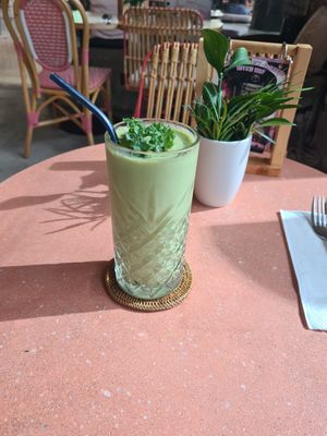 Green eyes smoothie at La Gula By The Hungry Tapir in Kuala Lumpur
