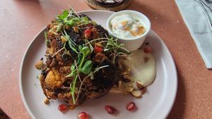 Cauliflower steak at La Gula By The Hungry Tapir in Kuala Lumpur