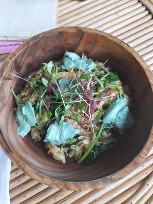 mushroom orzo pasta with blue cheese at La Gula By The Hungry Tapir in Kuala Lumpur