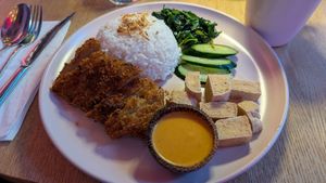Ayam Panyat (seitan chik'n) at La Gula By The Hungry Tapir in Kuala Lumpur
