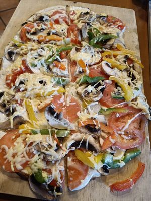 Vegetarian at Flammkuchenhütte in Mehlingen