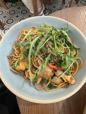 Sichuan spaghettii  at Wanaka in Hong Kong Island