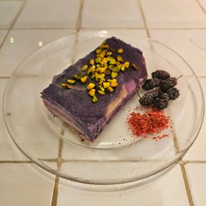 Raw wild berry nut cake at Wanaka in Hong Kong Island