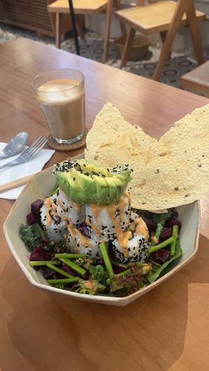 Spicy smoky chipotle avocado sushi volcanoo  at Wanaka in Hong Kong Island