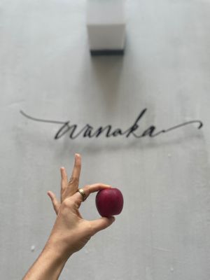 Their collaboration with local apple farm brand Rocket! Pretty tasty apple. They added it to most of their menu items! at Wanaka in Hong Kong Island