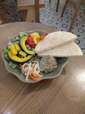 Roasted Mixed Veggie Avo Wholewheat Pita Bread at Wanaka in Hong Kong Island