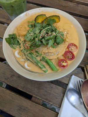 Thai Red Curry Udon at Wanaka in Hong Kong Island