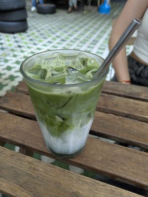 Iced Matcha Latte at Wanaka in Hong Kong Island