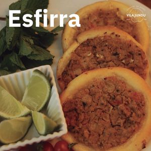 Esfirra de feijão fradinho fermentado com arroz negro 🌱  at Vila Jundu in Guaruja