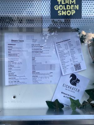 Die Speisekarte  at Eichkater in Bremen