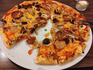 Vegan Meat Feast 💚🌱 at Savage Slice in Dumbarton