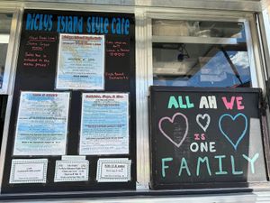   at Rickys Island Style Cafe in Evergreen