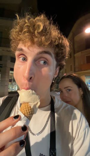 the ice cream was so so good!! had the one with nuts and it was the best i had in italy so far  at Cremeria Garibaldi in Levanto